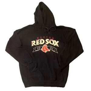 Boston Red Sox Wright & Ditson MLB Pullover Sweatshirt Distressed Hoodie Mens M